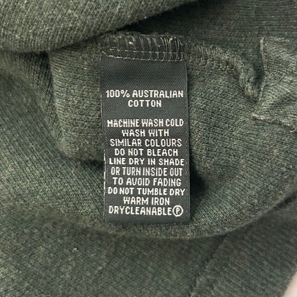 Rodd & Gunn Glen Eden Mens Medium 1/4 Zip Pullover Evergreen Australian Cotton - Picture 5 of 9